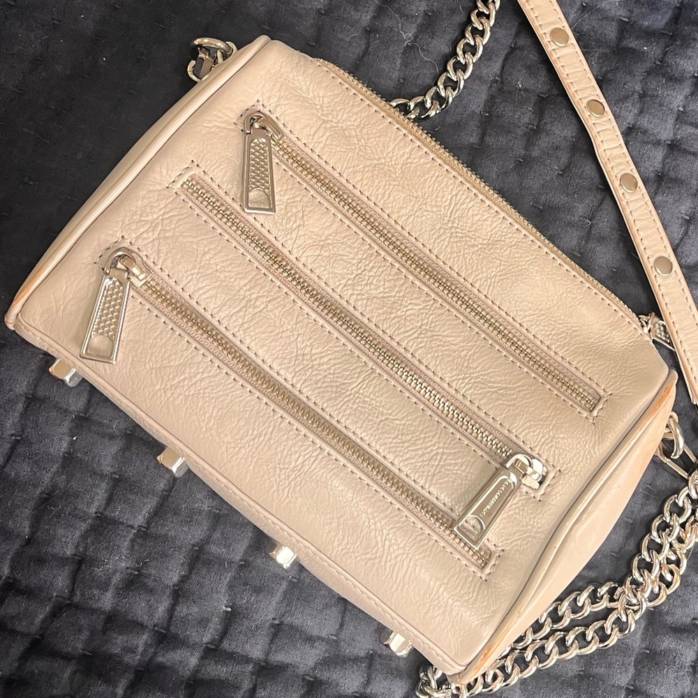 Rebecca minkoff crossbody light grey